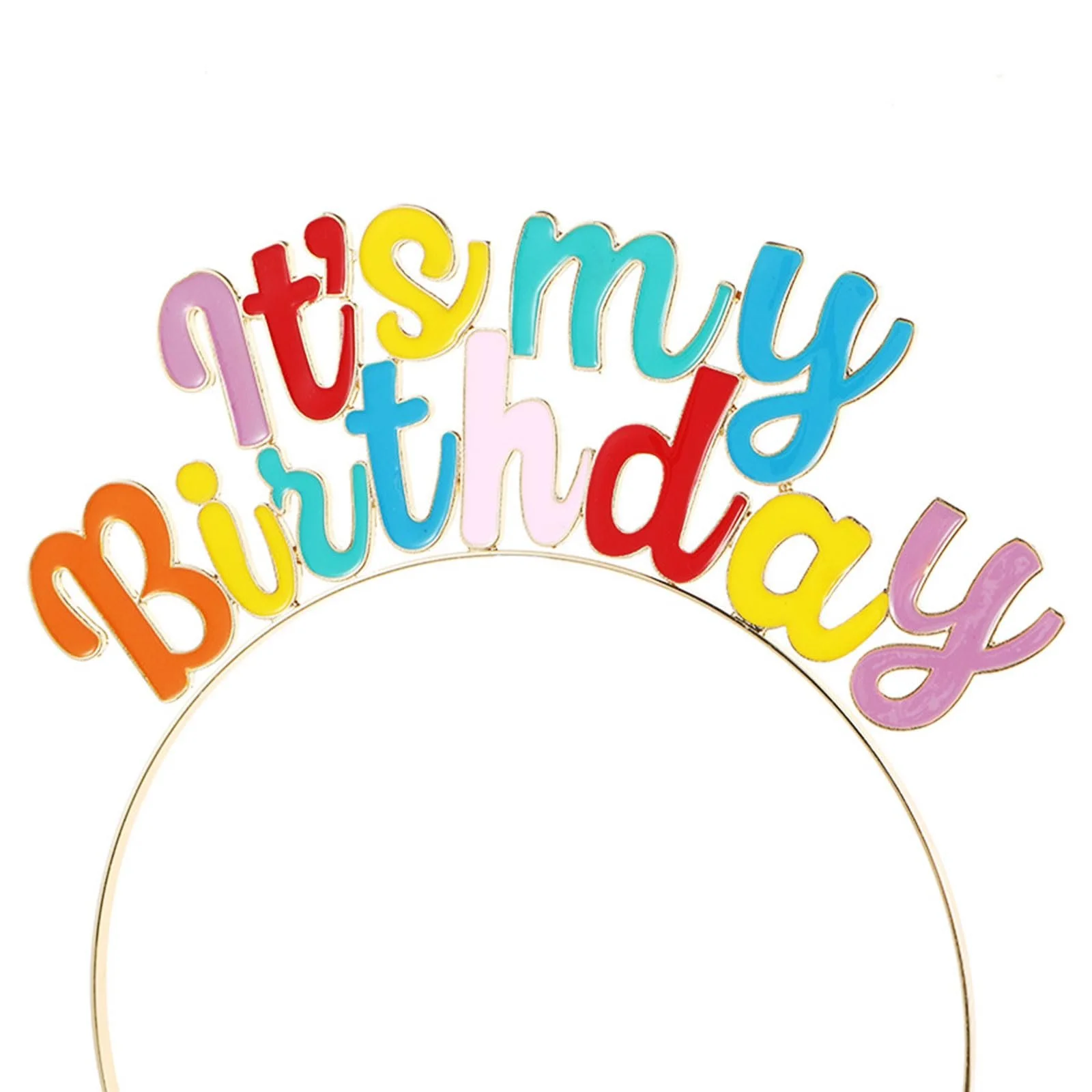 Обруч для волосся Жіночий Кольоровий Блискучий, фото №5