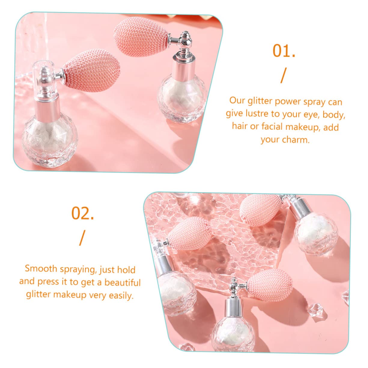 Спрей FOMIYES High Gloss Dust Highlighter Для макияжа Блестки Белый, фото №5 Спрей FOMIYES High Gloss Dust Highlighter Для макияжа Блестки Белый, фото №5