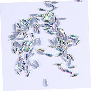 Стрази для нігтів Ipetboom 144 шт. Блискучі краплі води synthetic.ua - Фото 1