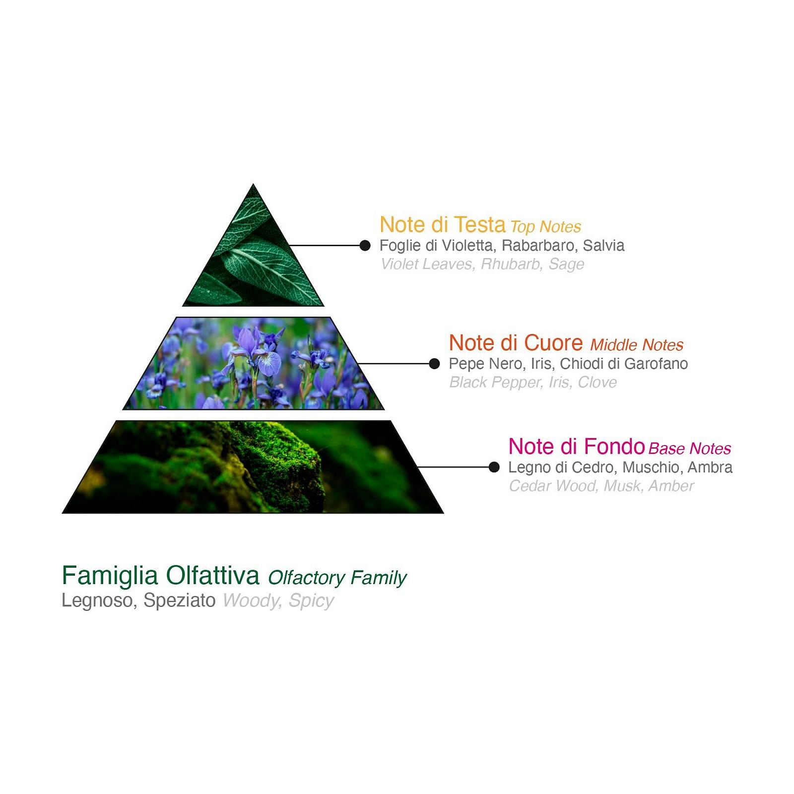 Шампунь и гель для душа Milan Rossonero древесный и пряный аромат 400 мл, фото №4