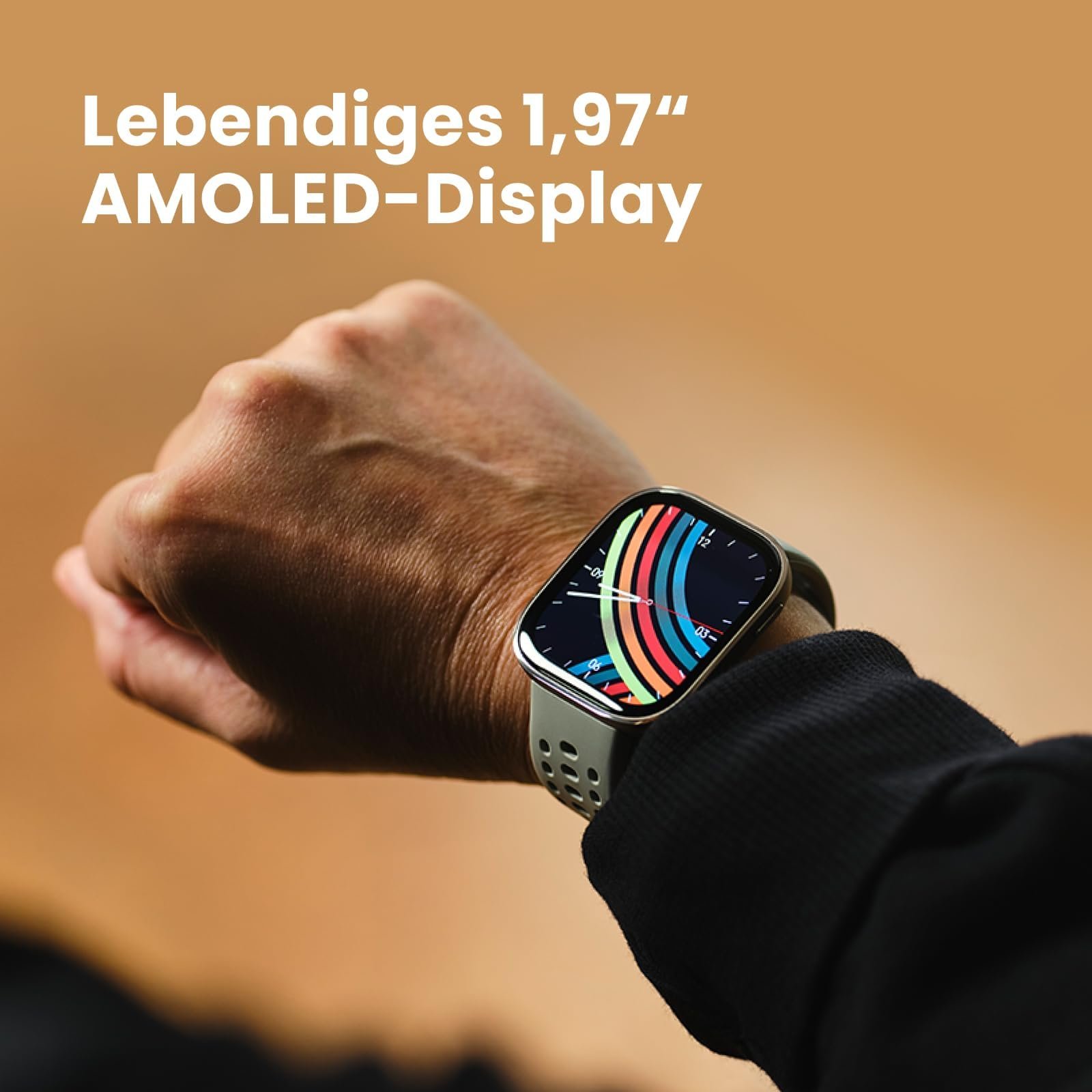Смарт-годинник Amazfit Bip 6 46мм, AMOLED 1.97", GPS, Bluetooth дзвінки, функції для тексту, відстеження здоров'я, фітнесу та сну, 140+ режимів тренувань, 5 ATM, фото №6