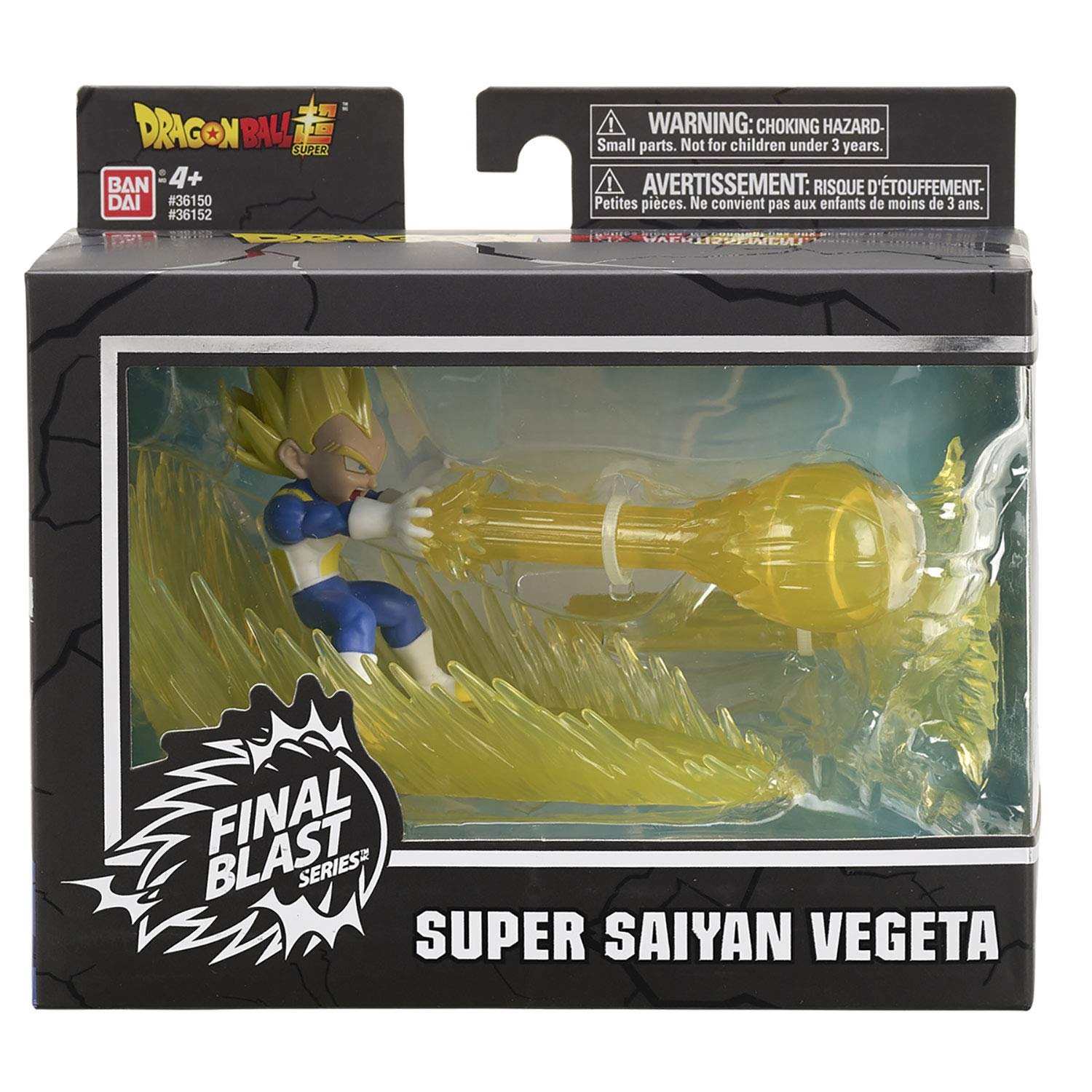 Фигурка BANDAI Super Saiyan Vegeta Final Blast 9 см, разноцветный, фото №2