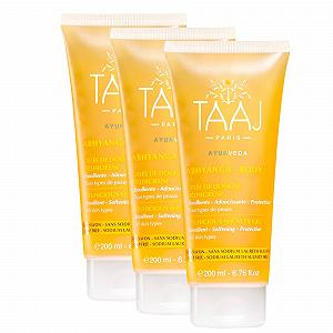 Желе для душу TAAJ Abhyanga Delicious Shower Jelly набір 3 х 200 мл - Фото 1