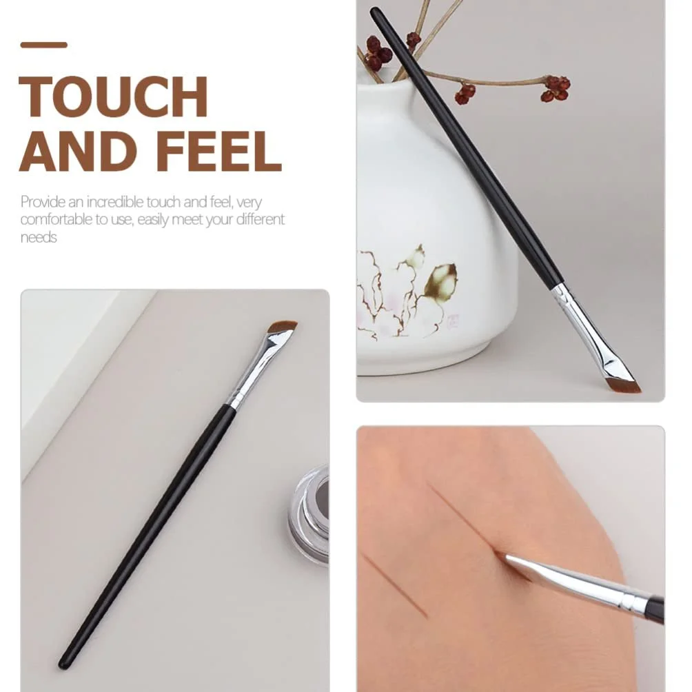 Пензлі для підводки LALAFINA Fine Angled Precision Gel Eyeliner, тонкий, плаский, для косметики, фото №6