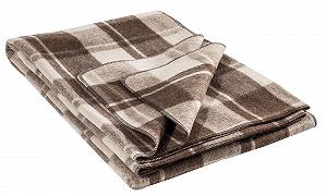 Покривало вовняна для вулиці A. Blöchl Темно-коричнева synthetic.ua - Фото 1