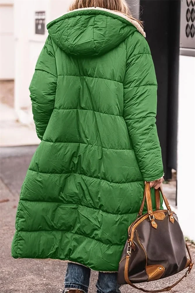 Пальто SKFLABOOF Зимнее Женское Длинное Шерпа Флис Двустороннее, фото №3 Пальто SKFLABOOF Зимнее Женское Длинное Шерпа Флис Двустороннее, фото №3