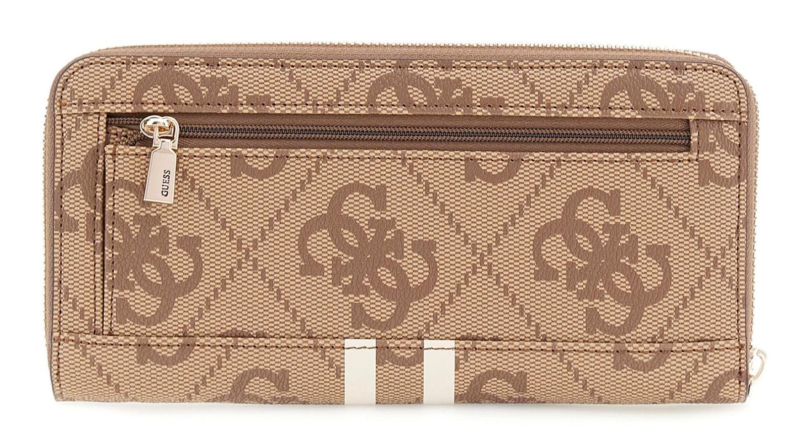 Гаманець GUESS Laurel II SLG Large Zip Around Latte Logo, фото №3