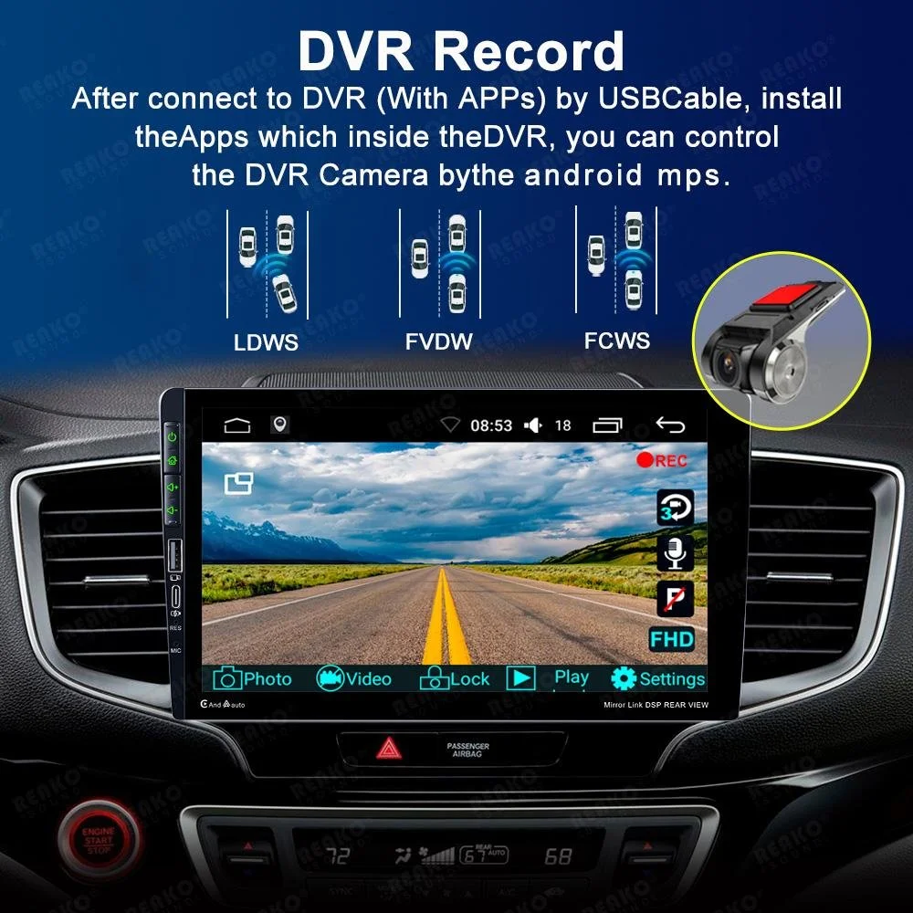 Автомагнитола Hikity / 9" / Сенсорная / 2/32Гб / Android 12 / Bluetooth / WI-FI / GPS / USB / microSD slot / 1DIN, фото №5 Автомагнитола Hikity / 9" / Сенсорная / 2/32Гб / Android 12 / Bluetooth / WI-FI / GPS / USB / microSD slot / 1DIN, фото №5