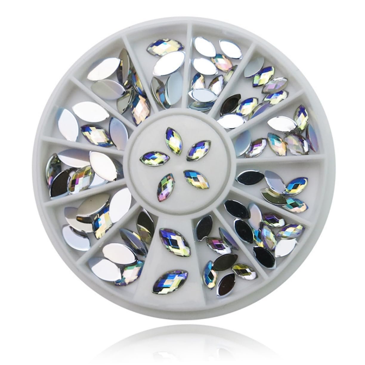Стразы Тип FOMIYES Камни для ногтей, акриловых ногтей, плоские стразы, стеклянные заклепки, кристаллы, аксессуары, блестящие кристаллы, фото №3