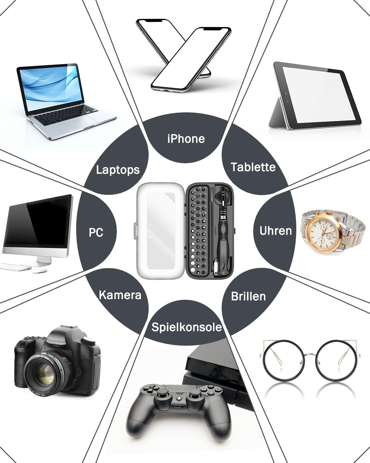 Набір викруток Lyool Mini 50 шт. Магнітний прецизійний механічний інструмент, фото №7 Набір викруток Lyool Mini 50 шт. Магнітний прецизійний механічний інструмент, фото №7