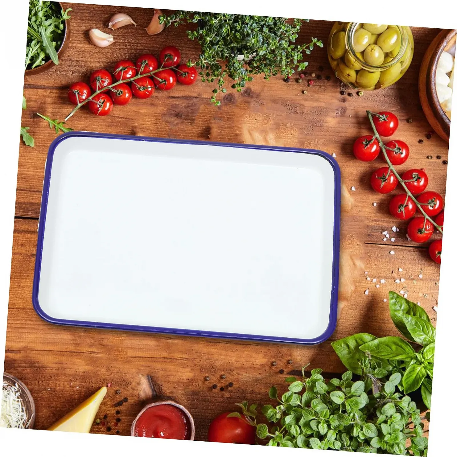 Форма для запікання GLEAVI емальована 27 x 19 см термостійка багатофункціональна зносостійка, фото №9