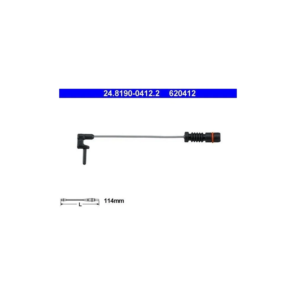 Датчик износа тормозных колодок ATE 24.8190-0412.2 для MERCEDES-BENZ, фото №1 Датчик износа тормозных колодок ATE 24.8190-0412.2 для MERCEDES-BENZ, фото №1