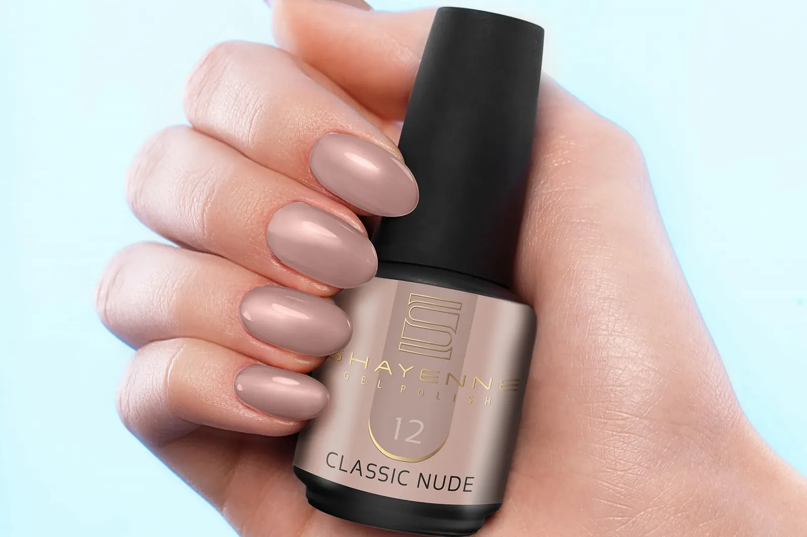 Гель-лак Shayenne Classic Nude Beige 12, 15 мл, бежевый, фото №3 Гель-лак Shayenne Classic Nude Beige 12, 15 мл, бежевый, фото №3
