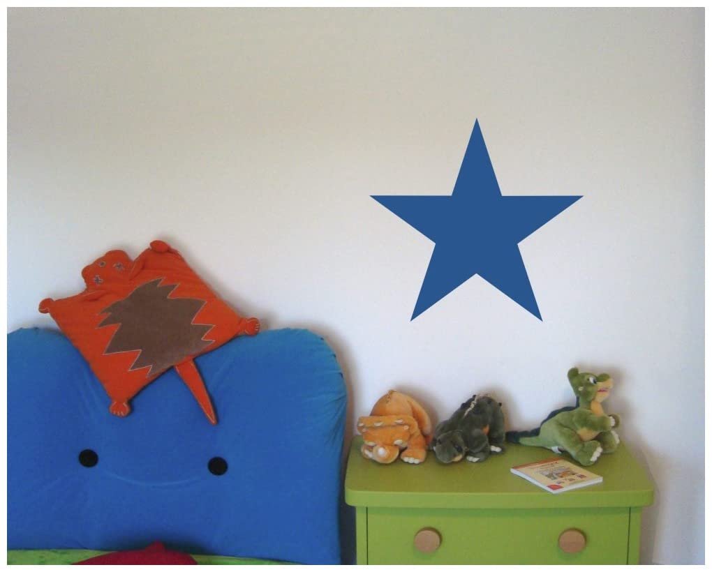 Наклейка на стіну Samunshi Star Filled 30 x 30 см Чорна, фото №3