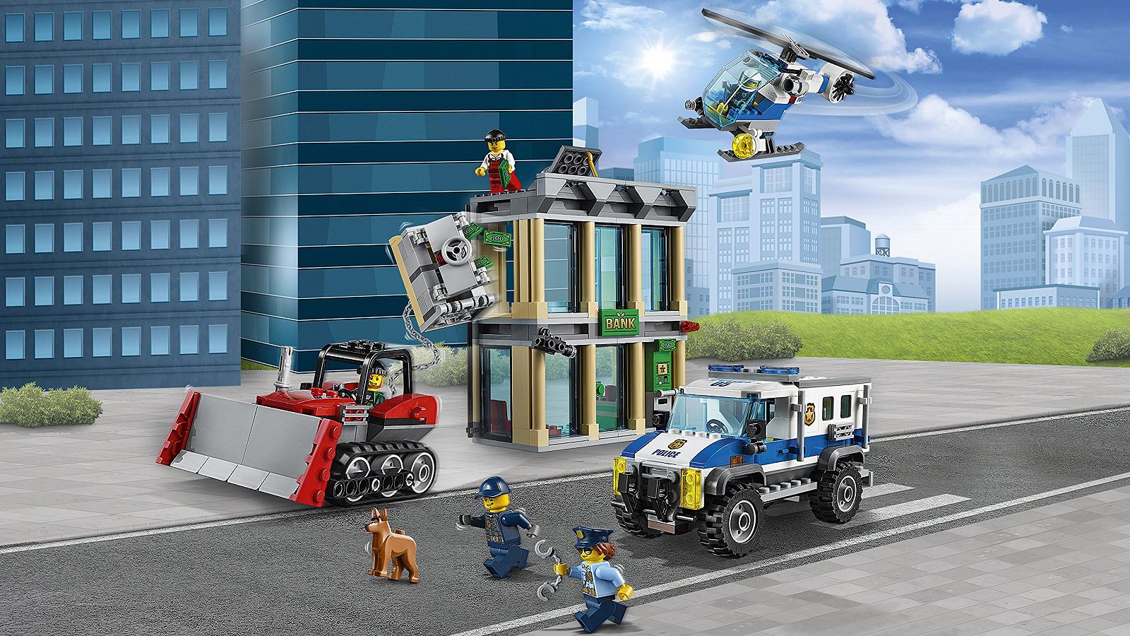 Конструктор LEGO City Police 60140 с бульдозером, фото №2