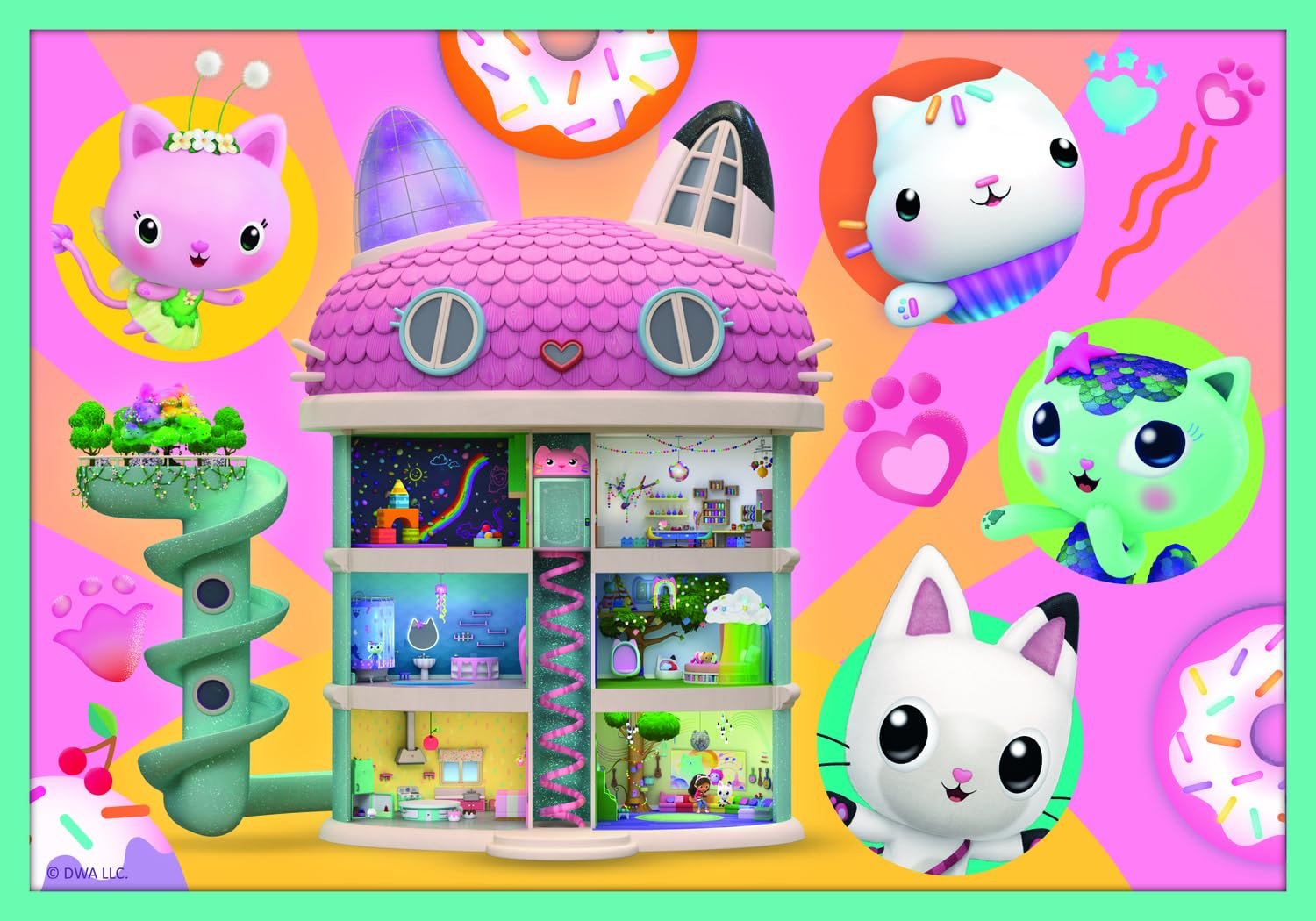 Набор пазлов Trefl Gabby's Dollhouse In the Gabby World 10-в-1 от 12 до 48 элементов от 4 лет, фото №11