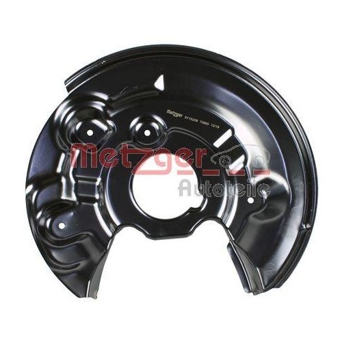 Щит гальмівного диска METZGER GREENPARTS 6115208 для VAG, задня вісь праворуч, фото №2 Щит гальмівного диска METZGER GREENPARTS 6115208 для VAG, задня вісь праворуч, фото №2