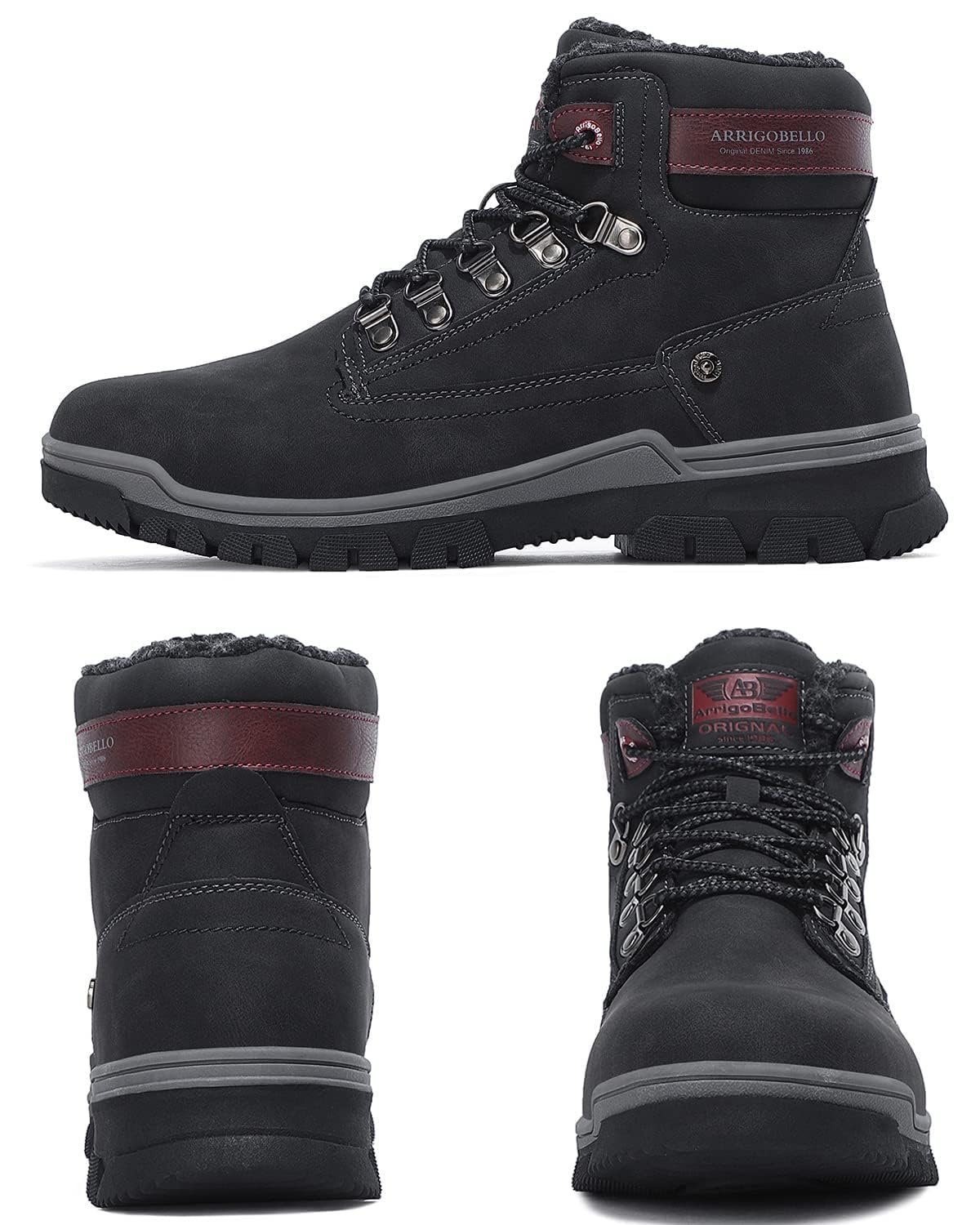 Чоловічі зимові черевики ARRIGO BELLO Lined Non-Slip Warm Cosy Trekking Hiking, фото №2