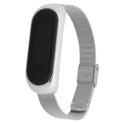Ремешок для фитнес браслета BeCover Metal Xiaomi Mi Smart Band 5 Silver 705147, фото №2