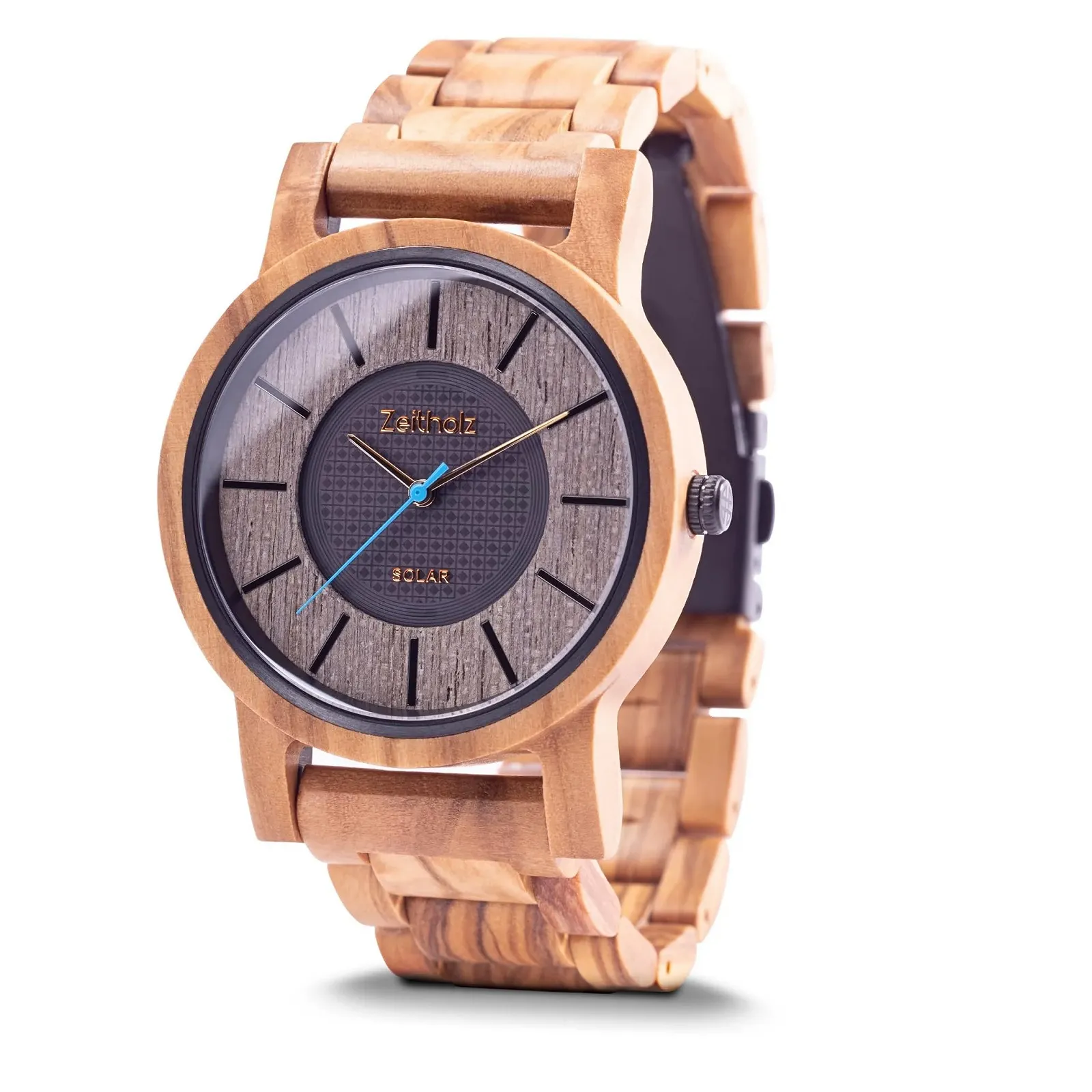 Часы Zeitholz Solar Sonnenberg Деревянные Мужские Аналоговые 40мм, фото №1 Часы Zeitholz Solar Sonnenberg Деревянные Мужские Аналоговые 40мм, фото №1