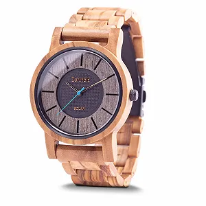 Часы Zeitholz Solar Sonnenberg Деревянные Мужские Аналоговые 40мм - Фото 1