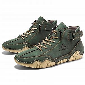 Черевики Barefoot Шкіряні черевики Barefoot Водонепроникні synthetic.ua - Фото 1