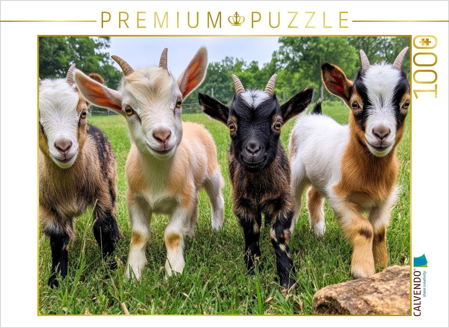 Пазл CALVENDO Goat 1000 элементов 64 x 48 см, фото №1