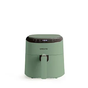 Мультипечь CREATE Fryer Air Pro Compact 3.5 л 8 программ 1300 Вт 360º Air Circulation Шалфейный зеленый - Фото 1