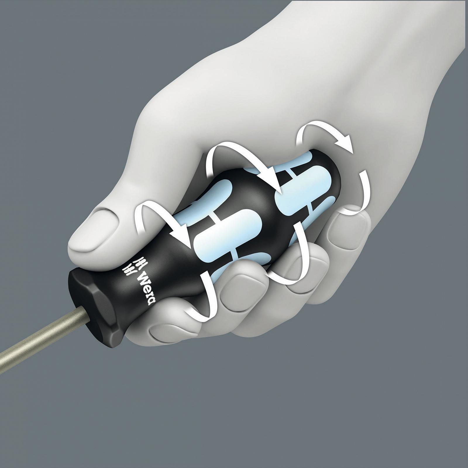 Крестовая отвертка Wera Kraftform Plus 032022 нержавеющая сталь PH2 100 мм, фото №3 Крестовая отвертка Wera Kraftform Plus 032022 нержавеющая сталь PH2 100 мм, фото №3