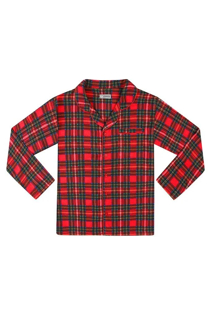 Бавовняна червона картата піжама, фото №3