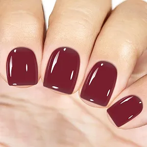 Гель-лак Vishine, желе, бордовый, полупрозрачный, натуральный, 8 мл, L162 synthetic.ua - Фото 1
