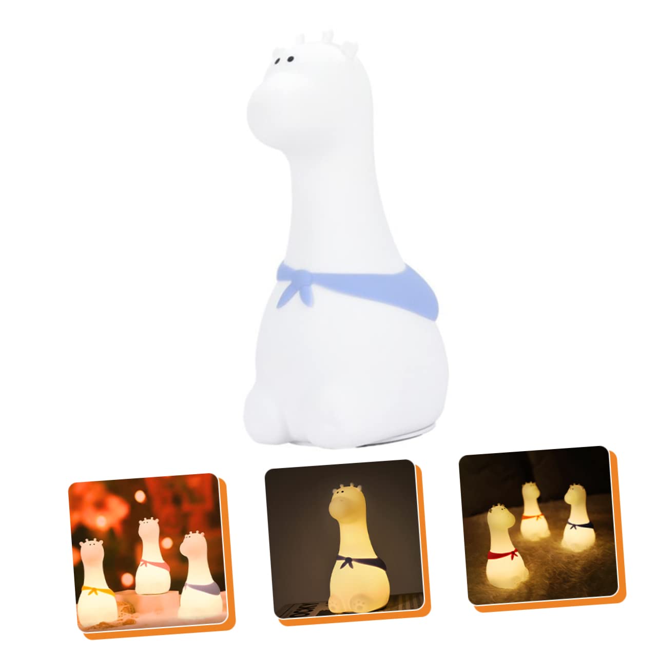 Ночник Housoutil Giraffe LED для детской комнаты USB зарядка ABS набор из 3 шт., фото №2