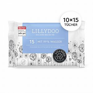 Влажные салфетки LILLYDOO 99% воды, 150 штук (10 x 15) synthetic.ua - Фото 1
