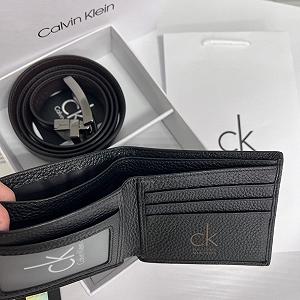 Чоловічий подарунковий набір з шкіряним ременем та гаманцем Calvin Klein synthetic.ua - Фото 1