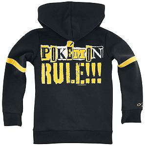 Детская толстовка POKÉMON Pikachu Rocks Unisex Черный/Желтый synthetic.ua - Фото 1