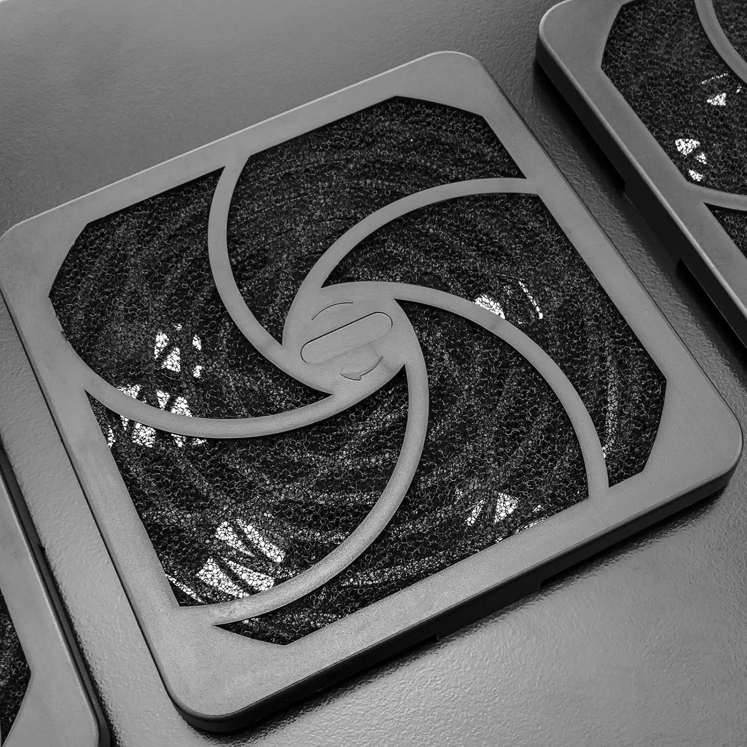 Вентиляционный комплект Cablematic 19'' U1/ 3/120mm / Black, фото №5