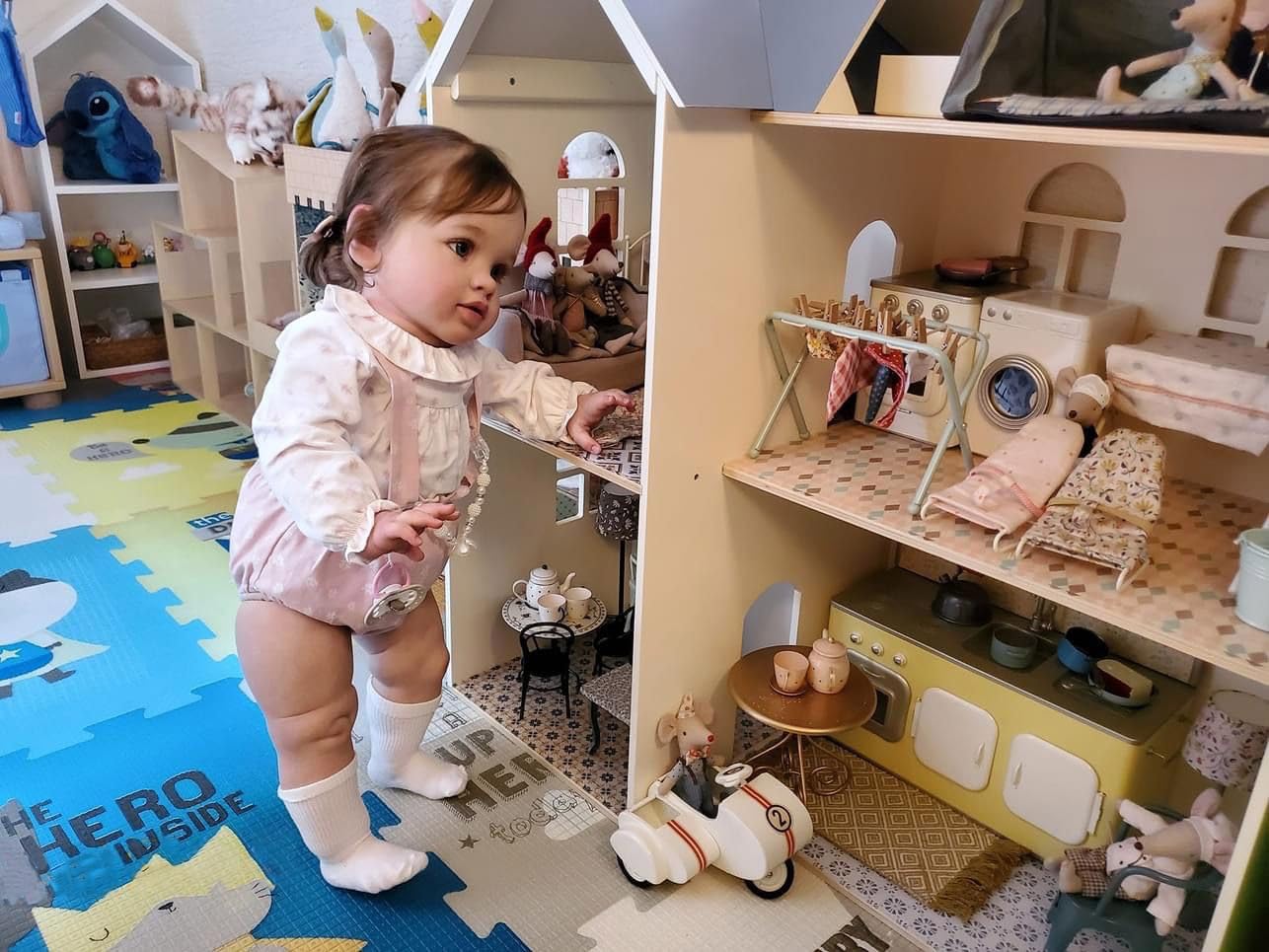 Кукла Anano Reborn Toddler Девочка 60 см Силиконовая, фото №2 Кукла Anano Reborn Toddler Девочка 60 см Силиконовая, фото №2