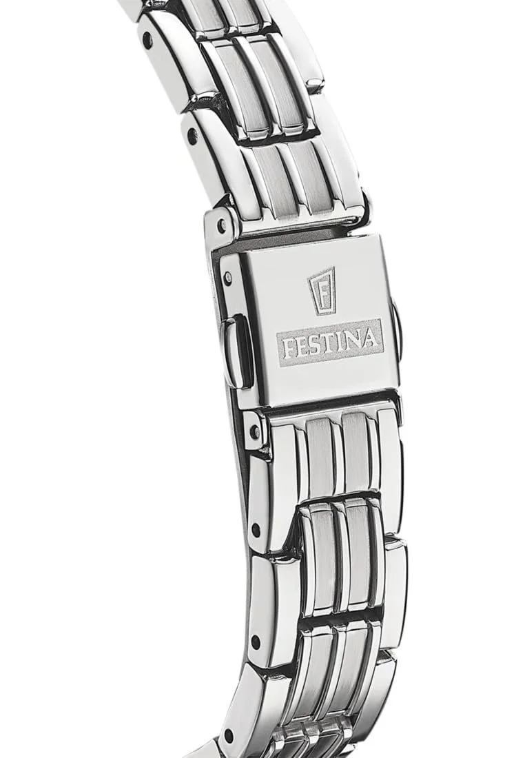 Жіночий годинник Festina Swiss made сріблястий корпус з нержавіючої сталі, фото №3