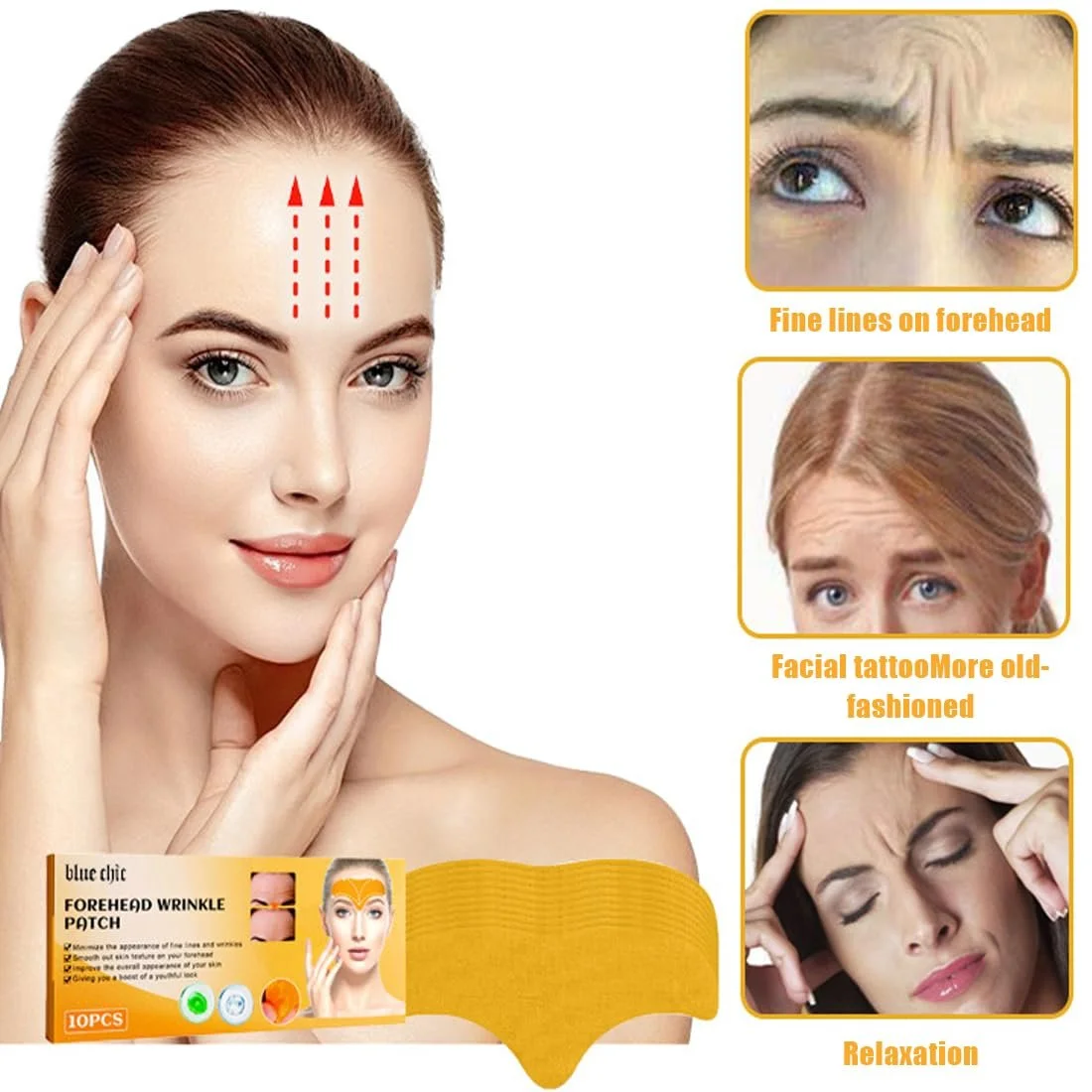 Пластирі для обличчя Fr0wnies Apricot Pads, стрічка для підтяжки обличчя, 30 шт, фото №3