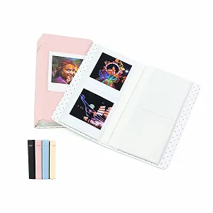 Фотоальбом Rieibi Mini 64 Pockets PU Leather Cute Colorful synthetic.ua - Фото 1