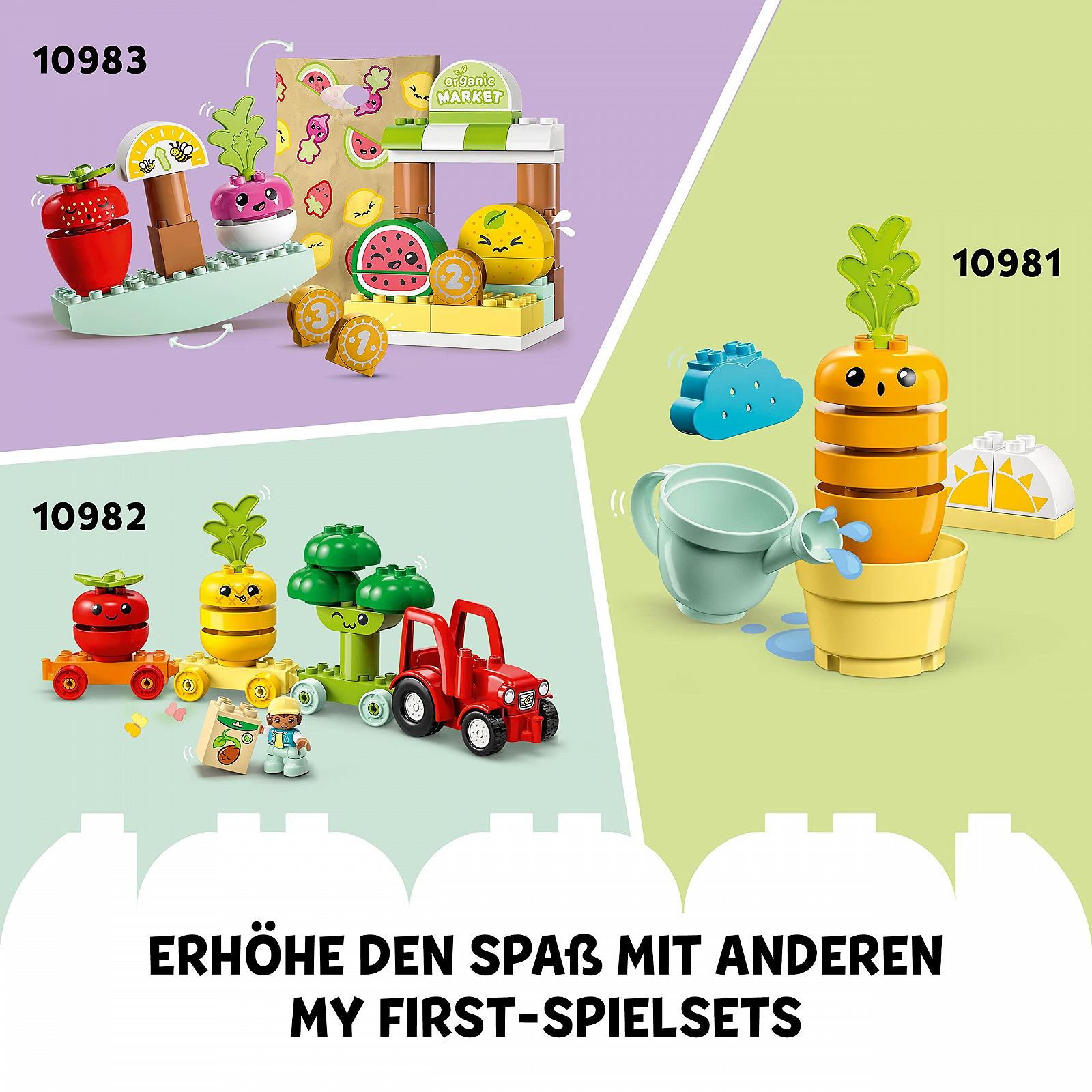 Набір LEGO Duplo 10984 My First Organic Garden для складання Рослин та комах, фото №9
