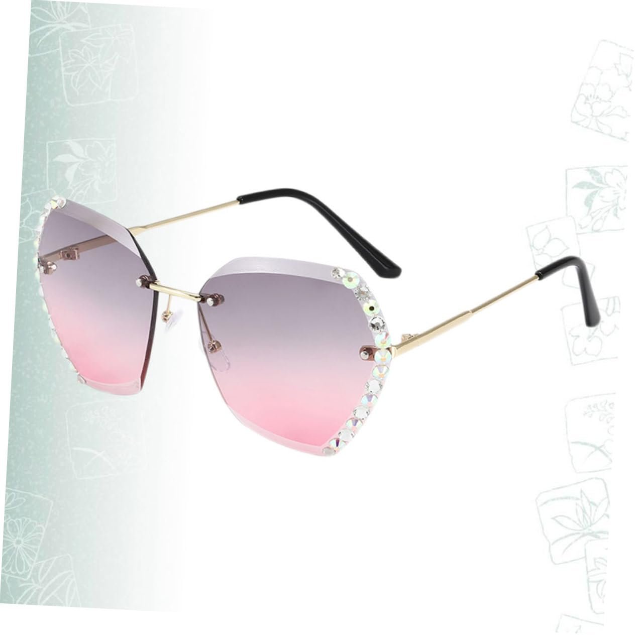 Сонцезахисні окуляри Без оправи PACKOVE Miss Рожевий, 3 шт, фото №4