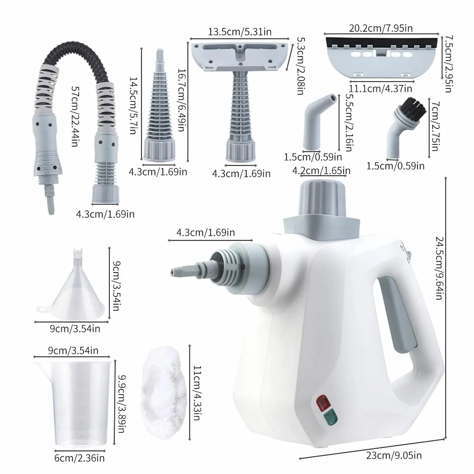 Портативний пароочисник Naroote 250 мл 1000 Вт 3 бар EU Plug 220-240V, фото №8 Портативний пароочисник Naroote 250 мл 1000 Вт 3 бар EU Plug 220-240V, фото №8