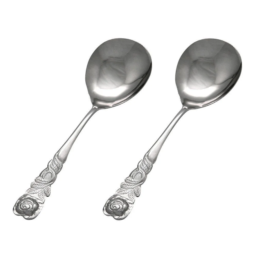 Ложка для вершків GRÄWE Набір з 2 шт. Rose Decor, фото №1