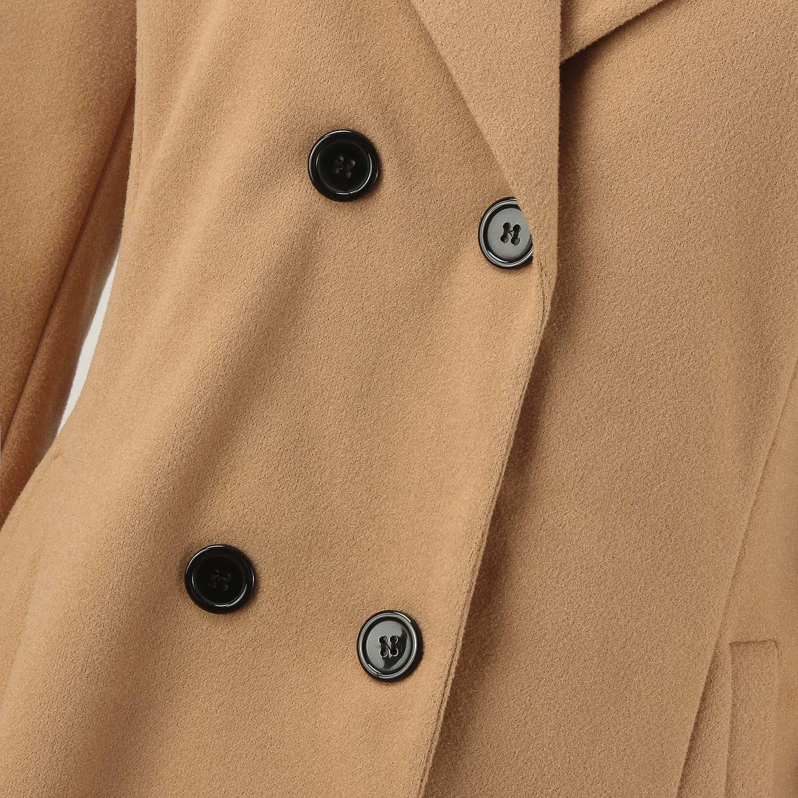 Пальто Gérique Довге Вовняне Приталене Тепле З лацканами На Ґудзиках, фото №5 Пальто Gérique Довге Вовняне Приталене Тепле З лацканами На Ґудзиках, фото №5