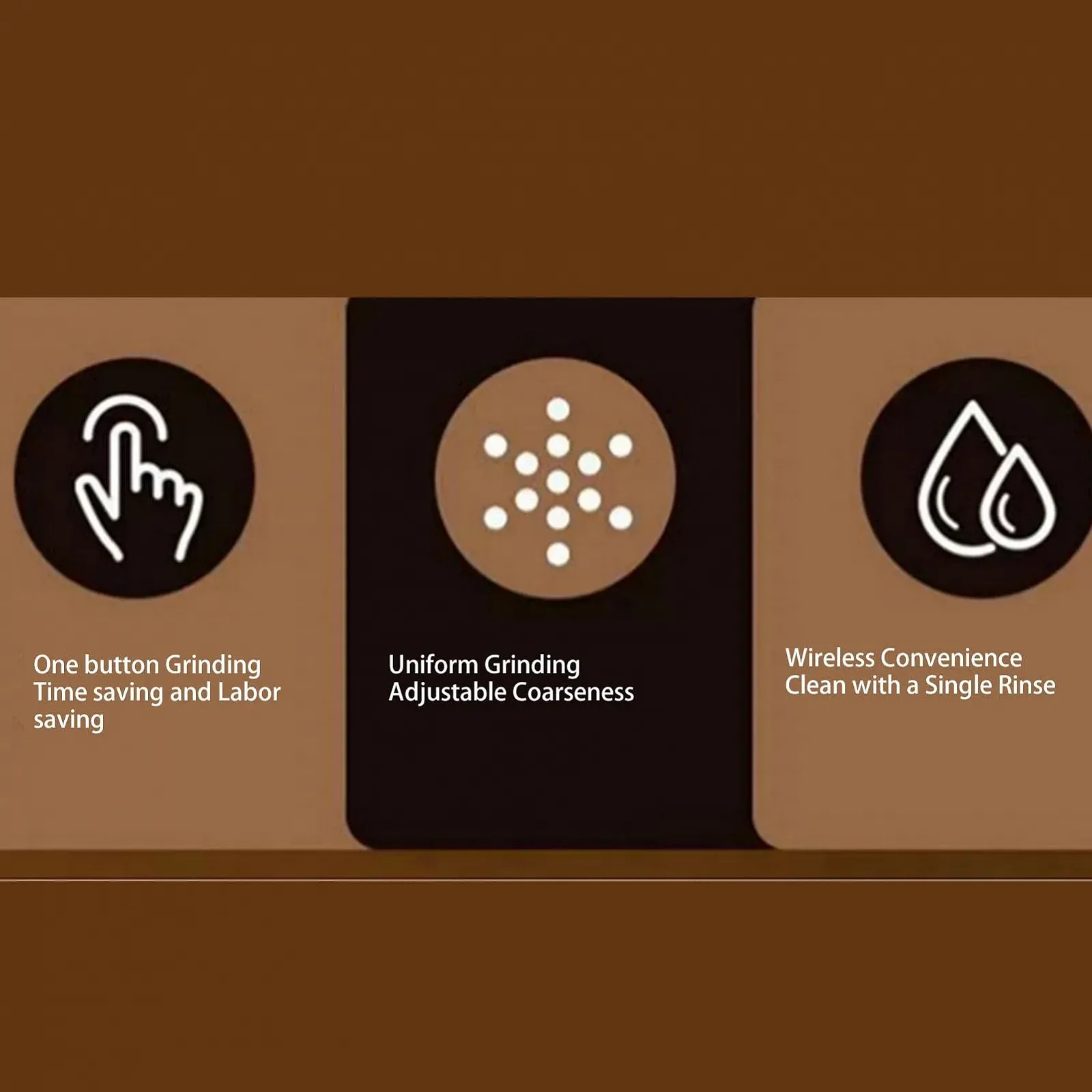 Електрична кавомолка USB 10W 1000mAh Акумуляторна, Рівні помелу Регульовані, Портативна, Домашня USB, фото №8