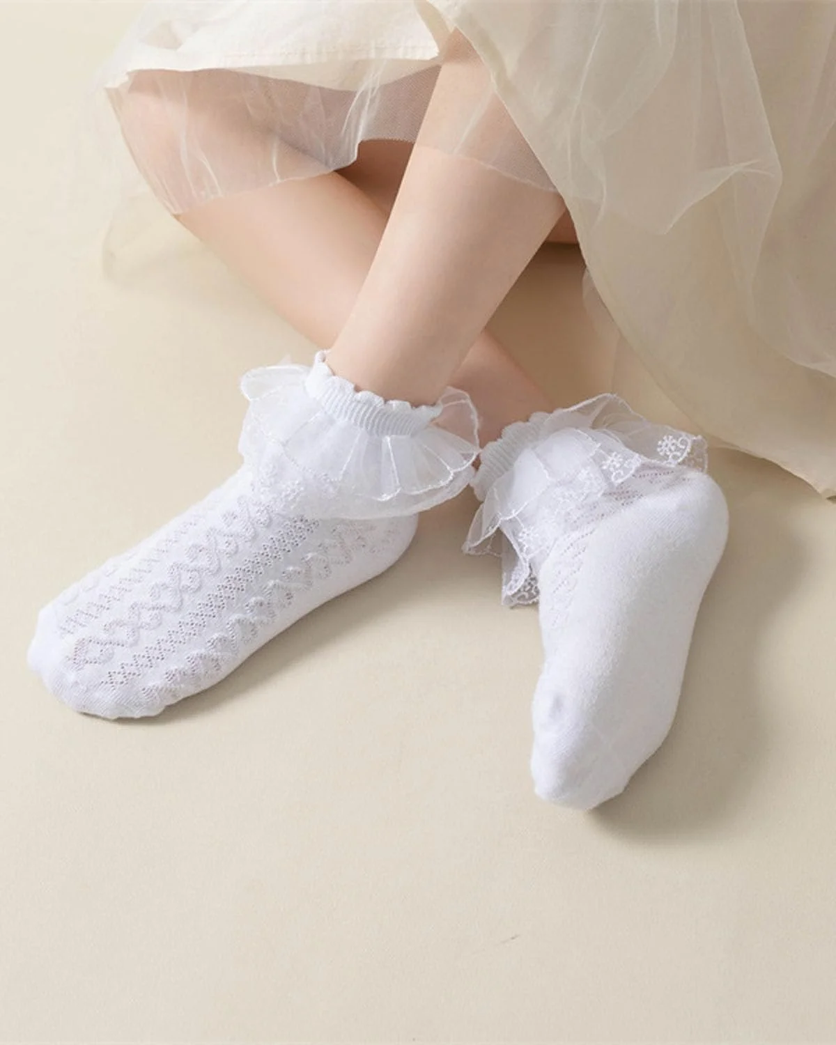 Шкарпетки з оборками (3 пари), фото №4