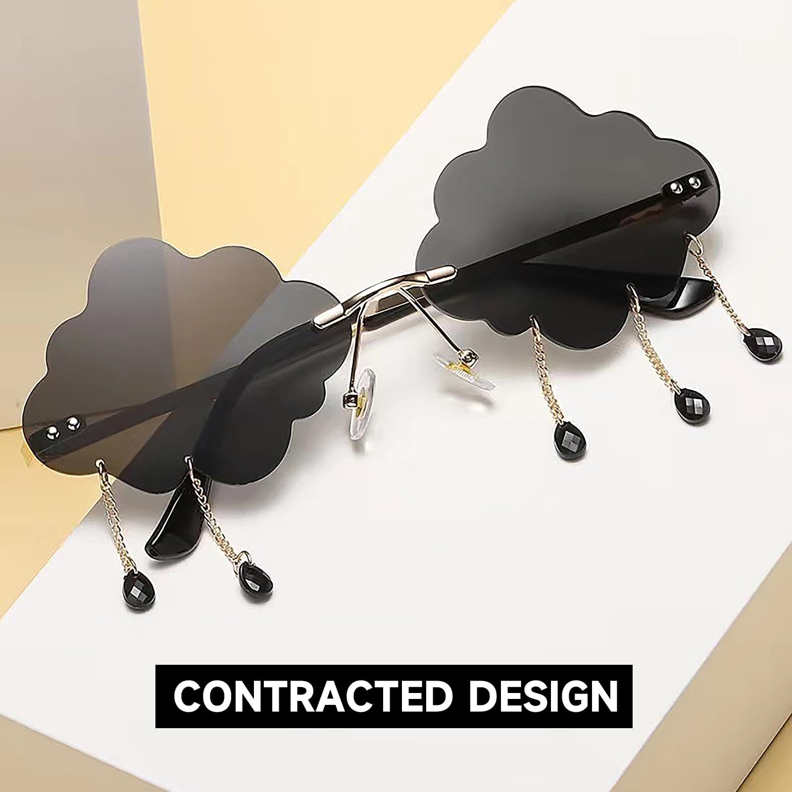 Солнцезащитные очки Wolke Vintage без оправы, фото №7 Солнцезащитные очки Wolke Vintage без оправы, фото №7