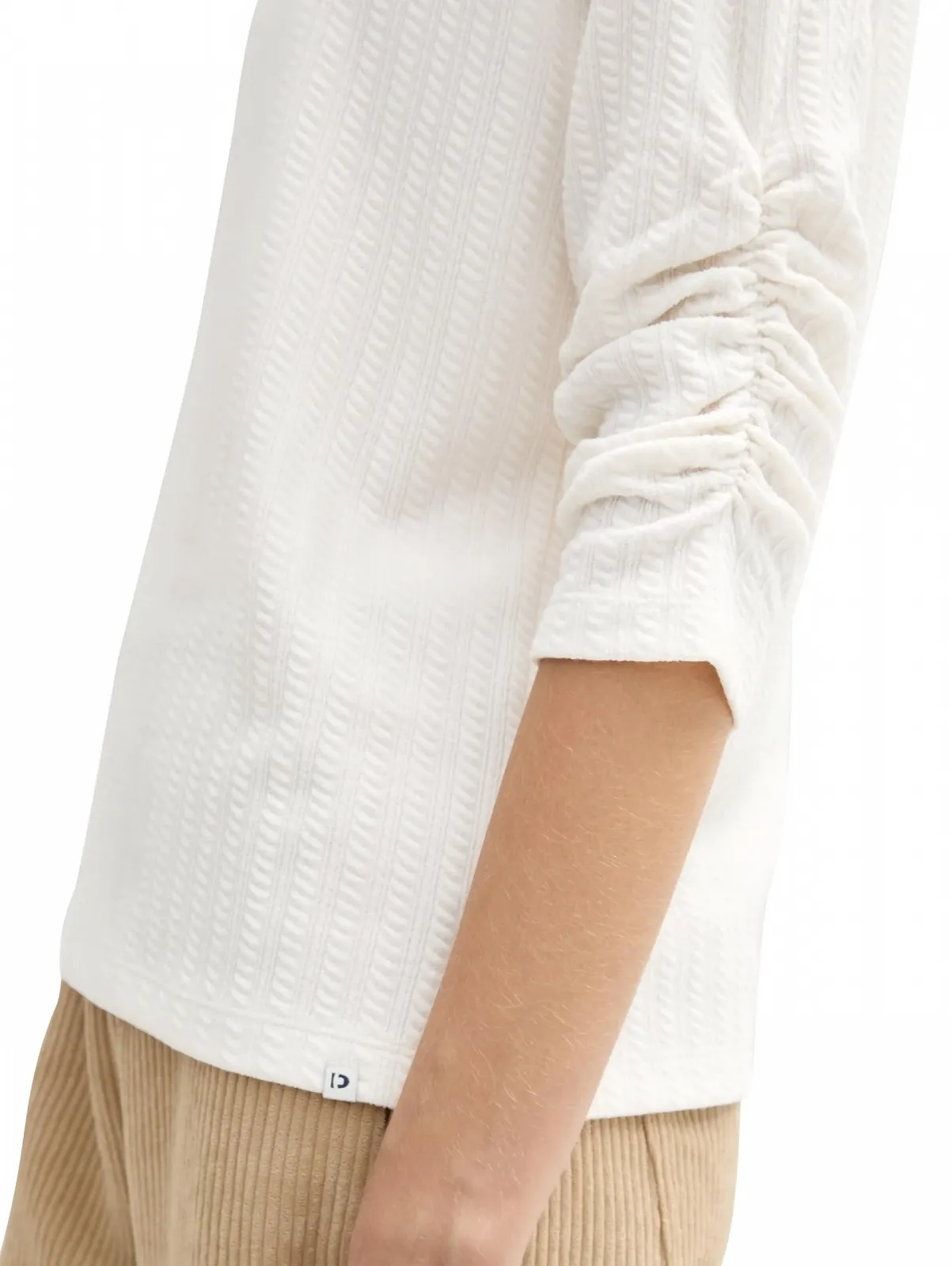 Толстовка TOM TAILOR Denim з зав'язками на рукавах, фото №4