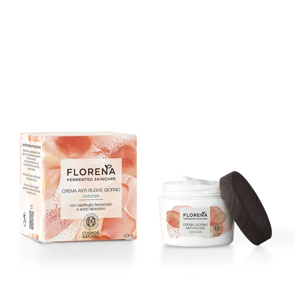 Денний крем FLORENA Fermented Skincare Natural проти зморшок Веганський антивіковий з жимолостю та гіалуроновою кислотою 50 мл, фото №2 Денний крем FLORENA Fermented Skincare Natural проти зморшок Веганський антивіковий з жимолостю та гіалуроновою кислотою 50 мл, фото №2